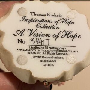 Thomas Kinkade Inspirations of Hope Figurine - Cream